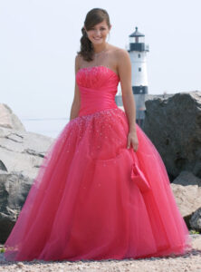 P812LG prom dress tulle